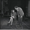 Liza Minnelli and Bob Dishy in rehearsal for the stage production Flora, the Red Menace