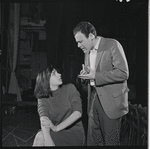 Liza Minnelli and Bob Dishy in rehearsal for the stage production Flora, the Red Menace
