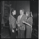 Stephanie Hill, Bob Dishy and Liza Minnelli in rehearsal for the stage production Flora, the Red Menace