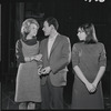 Cathryn Damon, Bob Dishy and Liza Minnelli in rehearsal for the stage production Flora, the Red Menace