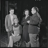 Bob Dishy, Cathryn Damon, Mary Louise Wilson and Louis Guss in rehearsal for the stage production Flora, the Red Menace