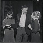 Liza Minnelli, James Cresson and Dortha Duckworth in rehearsal for the stage production Flora, the Red Menace