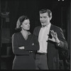 Mary Louise Wilson and James Cresson in rehearsal for the stage production Flora, the Red Menace