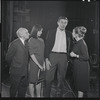 Joe E. Marks, Liza Minnelli, James Cresson and Dortha Duckworth in rehearsal for the stage production Flora, the Red Menace