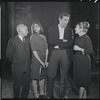 Joe E. Marks, Liza Minnelli, James Cresson and Dortha Duckworth in rehearsal for the stage production Flora, the Red Menace