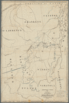 Sketch showing the primary triangulation, together with the divide between the streams flowing to the Hudson and St. Lawrence Rivers