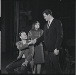 Bob Dishy, Liza Minnelli and Robert Kaye in rehearsal for the stage production Flora, the Red Menace