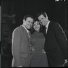 Bob Dishy, Liza Minnelli and Robert Kaye in rehearsal for the stage production Flora, the Red Menace