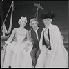 Barbara Cook, Max Adrian and unidentified in the 1956 stage production Candide