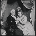 Max Adrian and Irra Petina in the 1956 stage production Candide