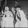 Barbara Cook, Max Adrian and unidentified in the 1956 stage production Candide