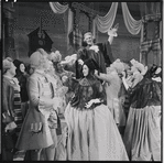 Barbara Cook, Max Adrian and ensemble in the 1956 stage production Candide