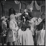 Barbara Cook, Max Adrian and ensemble in the 1956 stage production Candide