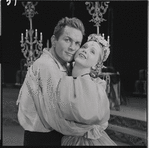 Robert Rounseville and Barbara Cook in the 1956 stage production Candide