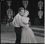 Robert Rounseville and Barbara Cook in the 1956 stage production Candide