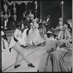 Barbara Cook [center] and ensemble in the 1956 stage production Candide