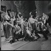 Irra Petina [center] and ensemble in the 1956 stage production Candide