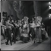 Irra Petina [center] and ensemble in the 1956 stage production Candide