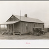 House of sharecropper near Merigold, Mississippi. Background photo for Sunflower Plantation