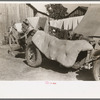 Trailer of white migrant family, Weslaco, Texas