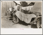 Trailer of white migrant family, Weslaco, Texas