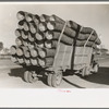 Truckload of baskets for citrus fruit, Pharr, Texas