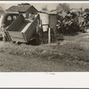 Atmosphere shot of migrant camp, Weslaco, Texas