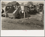 Atmosphere shot of migrant camp, Weslaco, Texas