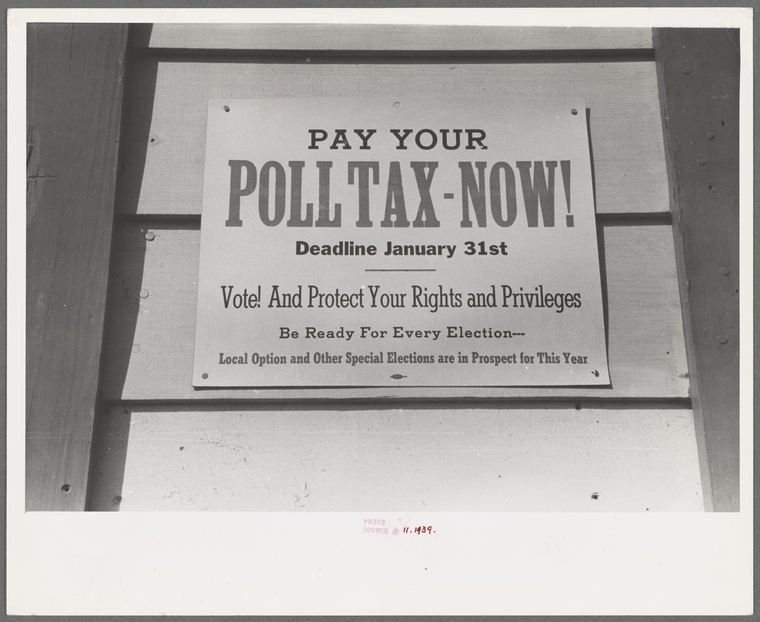 Sign, Mineola, Texas - NYPL Digital Collections