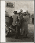 Negros talking on street, Mound Bayou, Mississippi