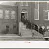 Negros going to church, Mound Bayou, Mississippi