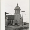 Negroes waiting for church to open, Mound Bayou, Mississippi