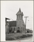 Negroes waiting for church to open, Mound Bayou, Mississippi