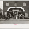 Waiting for the movie to open, Sunday afternoon, Pharr, Texas