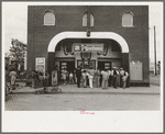 Waiting for the movie to open, Sunday afternoon, Pharr, Texas