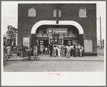 Waiting for the movie to open, Sunday afternoon, Pharr, Texas