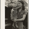 Migrant mother with child, near Harlingen, Texas