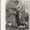 Children of white migrant family from Arizona near Harlingen, Texas