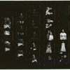 Contact sheet of Raul Julia and others in the stage production Threepenny Opera