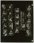 Contact sheet of Raul Julia and others in the stage production Threepenny Opera