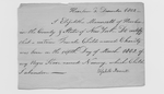 Birth Certificate for child named Charity, born to Nanny, signed by Elizabeth Maunsell, Harlem, New York