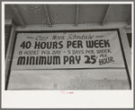 Sign in front of baby clothes manufacturers, San Antonio, Texas