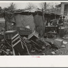 Home of Mexican squatters in San Antonio, Texas. They were receiving commodities from relief