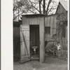 Privy and water supply, Mexican district, San Antonio, Texas