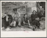 Part of commodity relief line, San Antonio, Texas