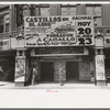 Front of movie theatre, San Antonio, Texas