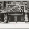 Front of movie theatre, San Antonio, Texas