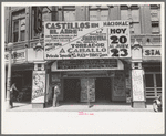 Front of movie theatre, San Antonio, Texas