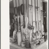 Display of gardening tools, San Antonio, Texas