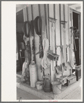 Display of gardening tools, San Antonio, Texas